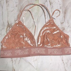 Victoria’s Secret PINK Velvet Pink Large Bralette